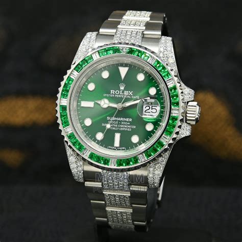 mens bust down rolex|rolex submariner iced out.